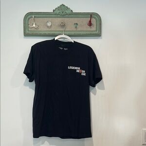 Juice Wrld x Vlone 999 T-shirt legends never die Black Graphic T-Shirt medium